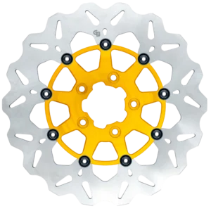 11.8″- 300mm Floating Wave Rotor – Gold Carrier – GBDU006