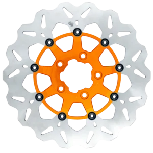 11.8″- 300mm Floating Wave Rotor – Orange Carrier – GBDU024