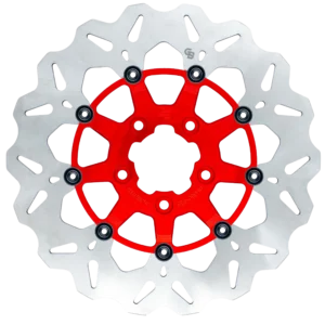 11.8″- 300mm Floating Wave Rotor Red Carrier – GBDU026