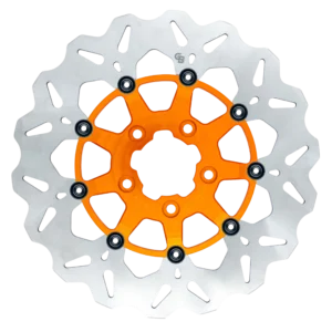 12.5″- 320mm Floating Wave Rotor Orange Carrier – GBDU030