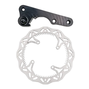 GBrakes Oversize Dirt Bike Brake Rotor and Bracket